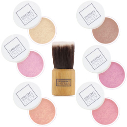 Everyday Minerals, Cheek to Cheek, румяна и хайлайтер, комплект из 7 средств