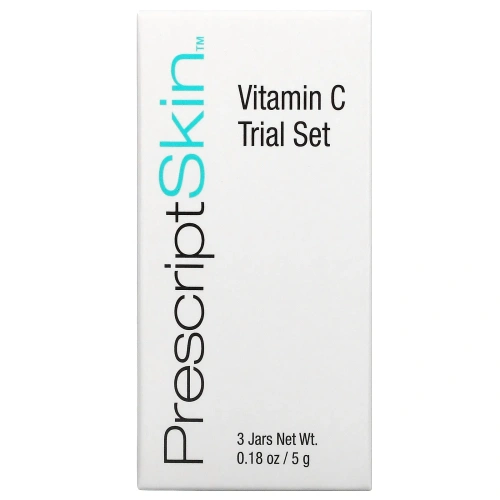 PrescriptSkin, набор пробных продуктов с витамином С, 3 баночки по 7,1 г (0,25 унции)