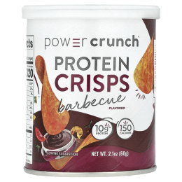 BNRG, Power Crunch®, протеиновые чипсы, барбекю, 60 г (2,1 унции)