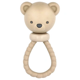 itzy ritzy, Sweetie Rtle™, силиконовый прорезыватель для зубов со вкусом звонка, для детей от 3 месяцев, мишка, 1 шт.