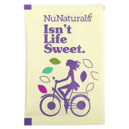 NuNaturals, Органический подсластитель, стевия и архат, 35 пакетиков по 1,24 унц. (35 г)