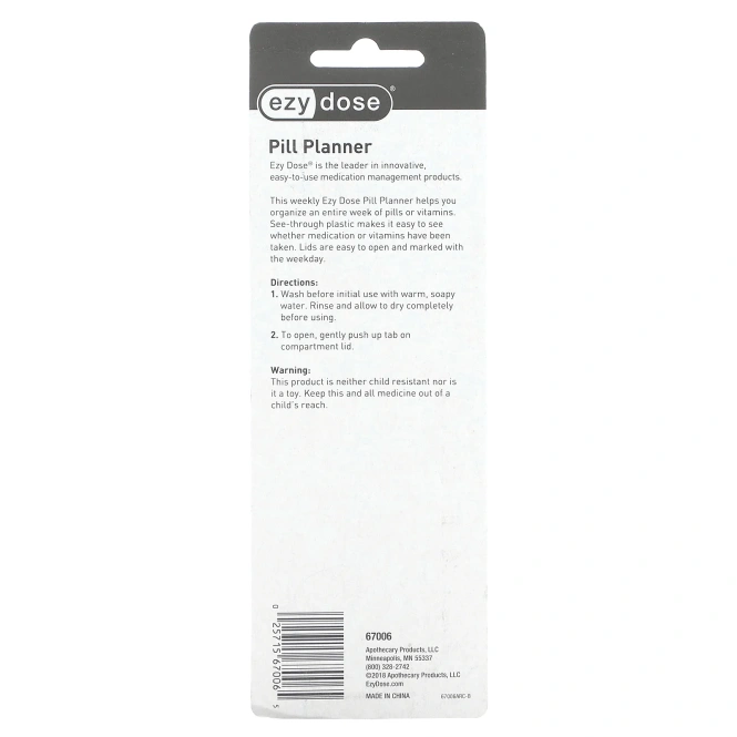 Ezy Dose, органайзер для таблеток, большой, 1 шт.
