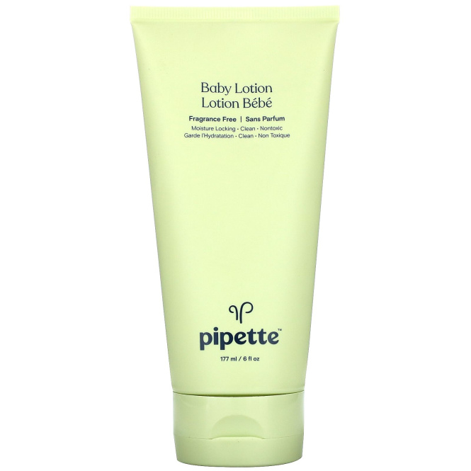 Pipette, Baby Lotion, Fragrance Free, 6 fl oz (177 ml)