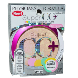 Physicians Formula, Супер CC+, Пудра CC+: выравнивание цвета лица + уход, SPF 30, Светлый тон 0,3 унции (8,5 г)