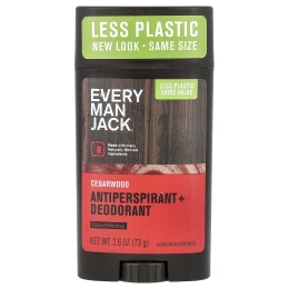 Every Man Jack, антиперспирант и дезодорант, кедр, 73 г (2,6 унции)