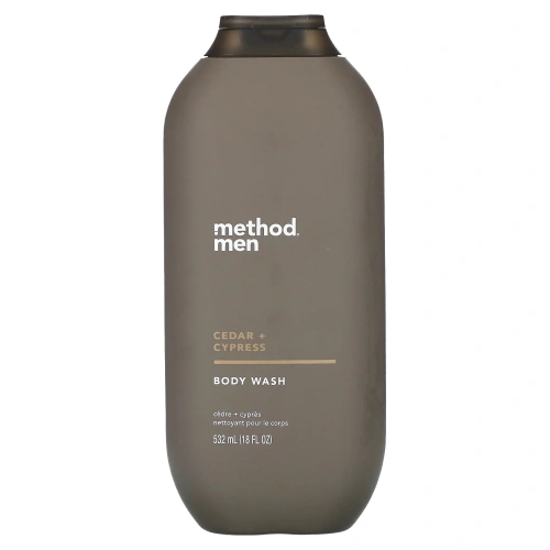 Method, Для мужчин, гель для душа, кедр + кипарис, 532 мл