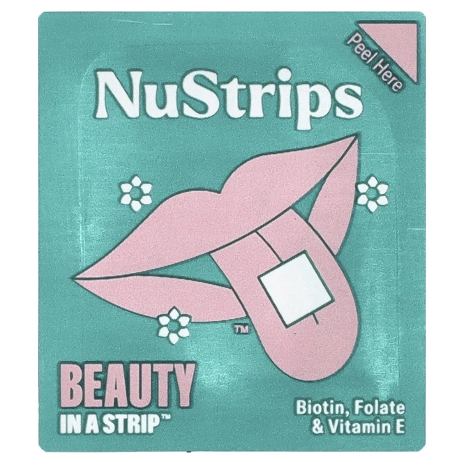 NuStrips, Beauty In A Strip™, сладкая клубника, 30 полосок