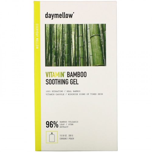 Daymellow, Vitamin, Bamboo Soothing Gel, 10.58 oz (300 g)