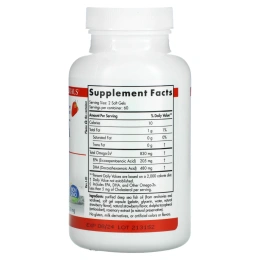 Nordic Naturals, "ПроДГК", пищевая добавка с ДГК (DHA), с клубничным вкусом, 500 мг, 120 мягких желатиновых капсул с жидкостью