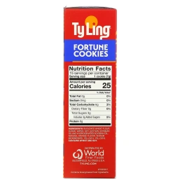 Ty Ling, Печенье с предсказанием, 15 штук в индивидуальной упаковке