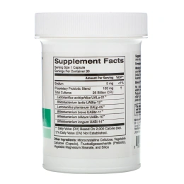 HealthyBiom, Пробиотики для людей старше 50 лет, 25 млрд КОЕ, 30 растительных капсул