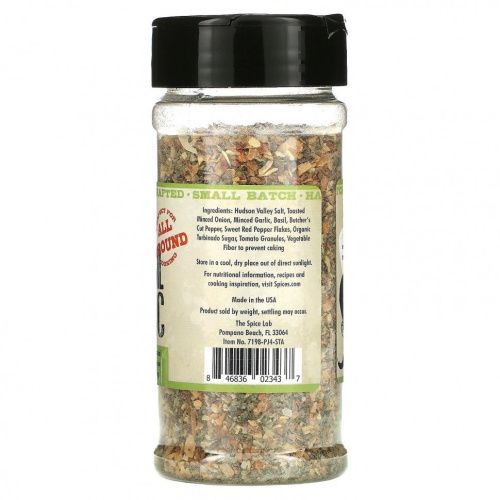 The Spice Lab, Базилик + чеснок, 107 г (3,8 унции)