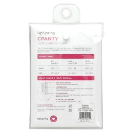 UpSpring, C-трусики, для восстановления C-секции, черные, размер L/XL