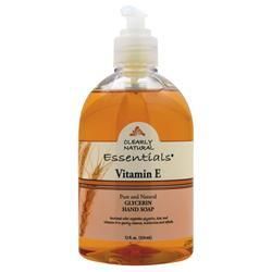 Clearly Natural, Глицериновое мыло для рук (чистое и натуральное) Витамин Е 12 жидких унций