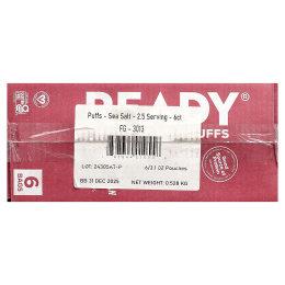 Ready, Protein Puffs, розовая гималайская морская соль, 6 пакетиков по 88 г (3,1 унции)