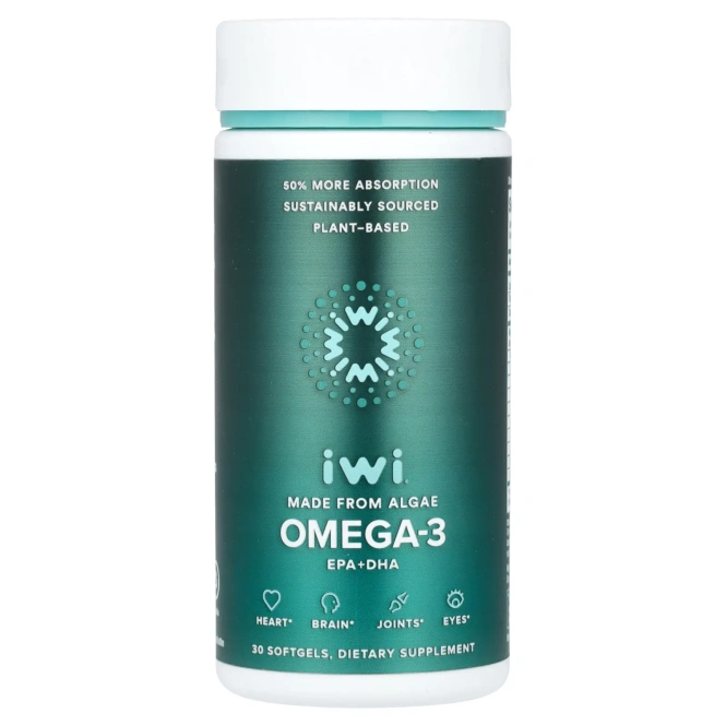 iWi, Омега-3 ЭПК и ДГК, 30 мягких таблеток