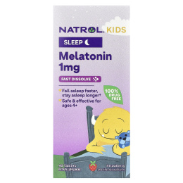 Natrol, Kids - для сна с мелатонином Клубника 40 таблеток