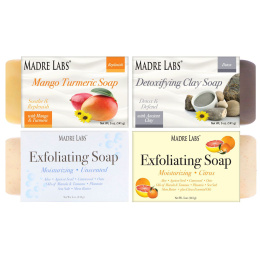 Madre Labs, 4 Cleansing Bar Soaps, Variety Pack, 4 Scents, 5 oz (141 g) Each