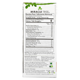 Miracle Tree, Moringa Organic Superfood Tea, Rooibos, Caffeine Free, 25 Tea Bags, 1.32 oz (37.5 g)