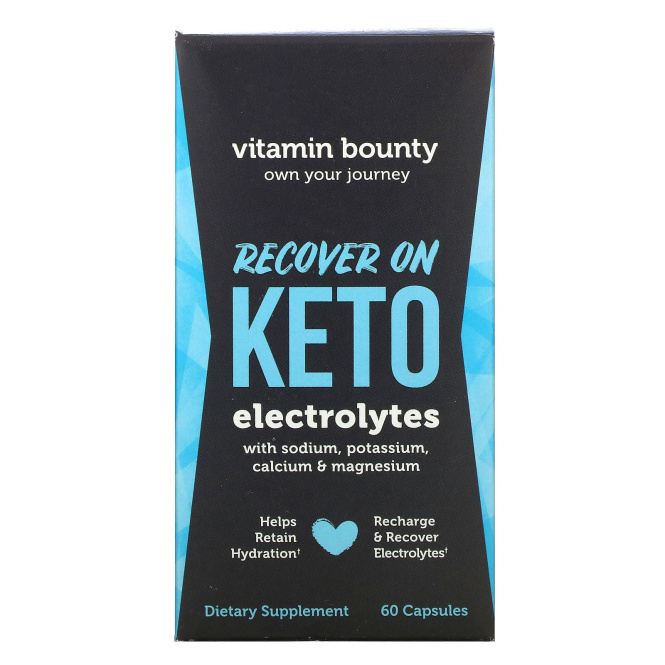 Vitamin Bounty, Recover On Keto, Electrolytes, 60 Capsules