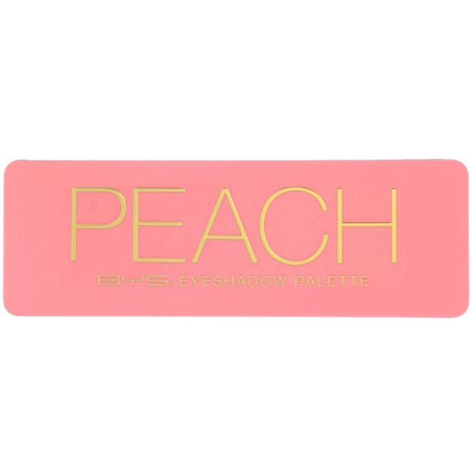 BYS, Персик, палетка теней для век, 12 г