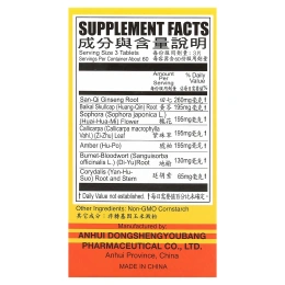 Chu Kiang Brand, фаргелин, высокоэффективный, 180 таблеток