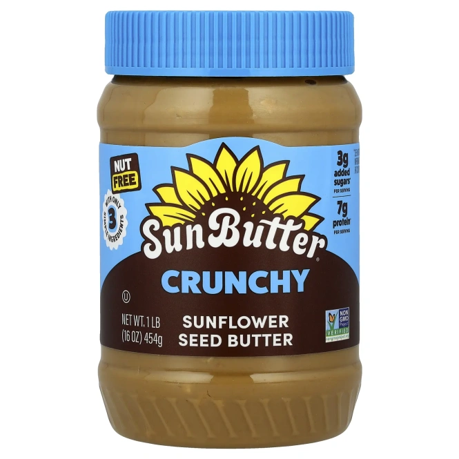 SunButter, Подсолнечное масло, хрустящее, 454 г (16 унций)