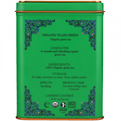 Harney & Sons, Чайная Смесь HT , Обычный Органический Зеленый, 20 Чайных Пакетиков, по  1,4 унции (40 г)