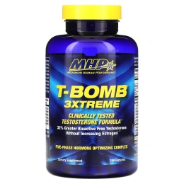 MHP, T-Bomb 3Xtreme 168 капсул
