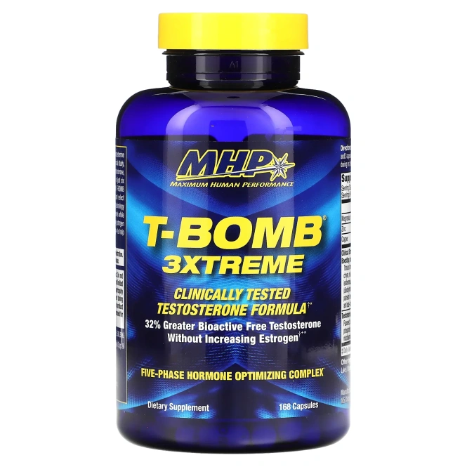 MHP, T-Bomb 3Xtreme 168 капсул