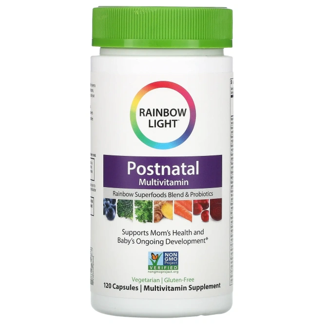 Rainbow Light, Vibrance, мультивитамины для послеродового периода, 120 капсул