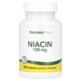 Nature's Plus, Ниацин, 100 мг, 90 таблеток