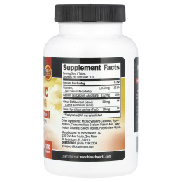 BioSchwartz, буферизованный витамин C для приёма раз в день, с биофлавоноидами и шиповником, не раздражает желудок, 100 таблеток