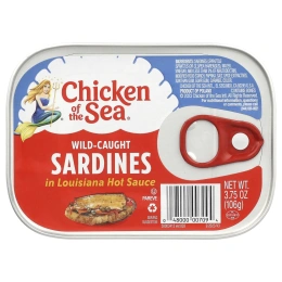Chicken of the Sea, Дикие сардины в луизианском остром соусе, 106 г (3,75 унции)