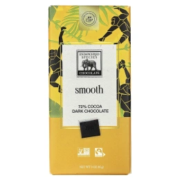 Endangered Species Chocolate, темный шоколад, 72% какао, 85 г (3 унции)