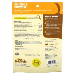 Pet Naturals of Vermont, Бедра и суставы, жевательные таблетки для кошек, 30 жевательных таблеток