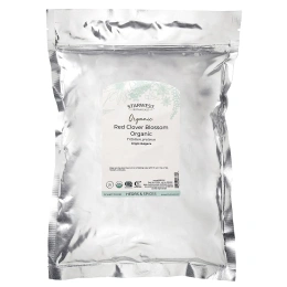 Starwest Botanicals, Органический цветок красного клевера, 453,6 г (1 фунт)