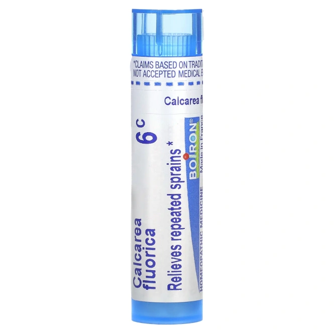 Boiron, Single Remedies, Калькарея флюорика (фторид кальция), 6С, примерно 80 драже