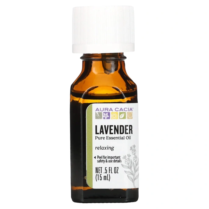 Aura Cacia, 100% Чистое эфирное масло, лаванда, 15 мл