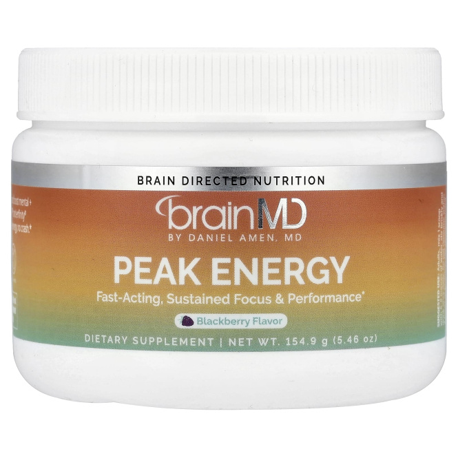 BrainMD, Peak Energy, ежевика, 154,9 г (5,46 унции)