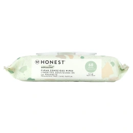 The Honest Company, Салфетки Sensitive Clean Conscious, пастельный, без отдушек, 60 салфеток