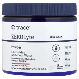 Trace, ZEROLyte Powder, лимонад с солеными ягодами, 315 г (11,1 унции)