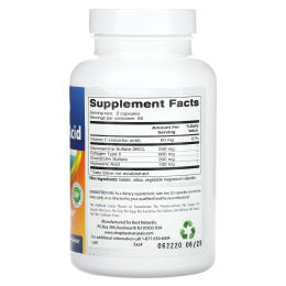 Best Naturals, Гиалуроновая кислота с глюкозамином и хондроитином, 120 капсул