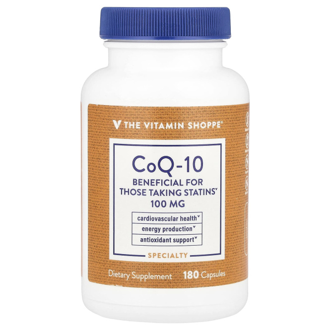 The Vitamin Shoppe, CoQ-10, 100 мг, 180 капсул