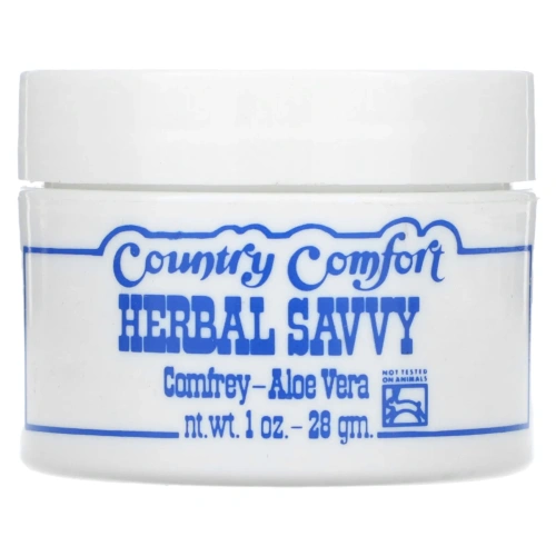 Country Comfort, Herbal Savvy, окопник — алоэ вера, 28 г