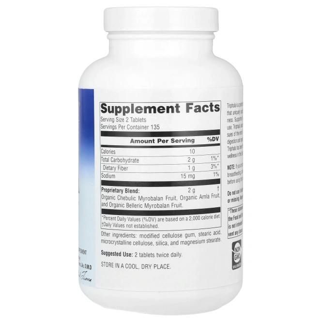 Planetary Formulas, Трифала (1000 мг) 270 таблеток