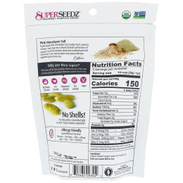 SuperSeedz, Тыквенные семечки для гурманов, Органический продукт, розовая гималайская соль, 4 унц. (113 г)