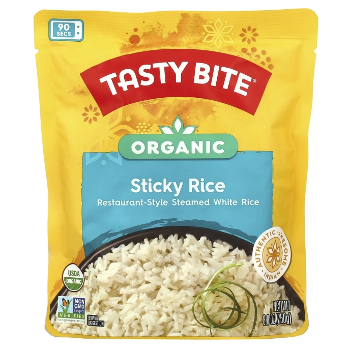 Tasty Bite, Органический клейкий рис, 250 г (8,8 унции)