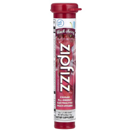 Zipfizz, Смесь для энергетических напитков, черная вишня, 20 тюбиков по 11 г (0,39 унции)