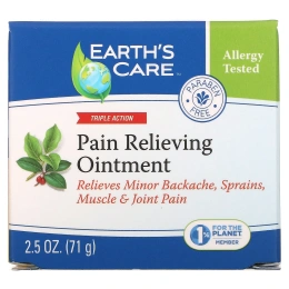 Earth's Care, Обезболивающая мазь тройного действия, 2,5 унции (71 г)